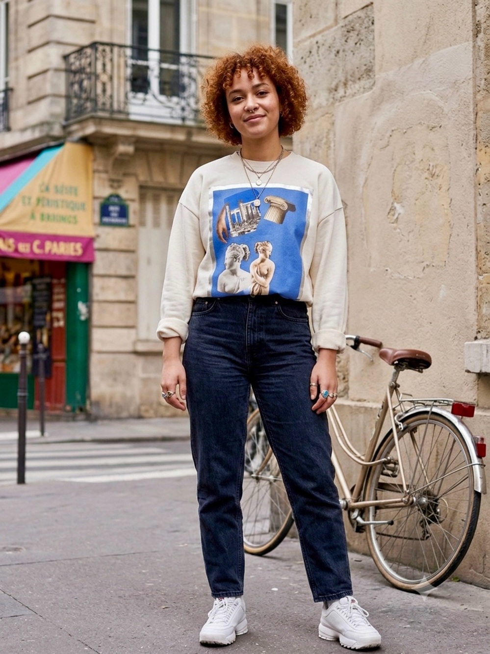 Zara Sweat-shirt Venus Italica by Antonio Canova